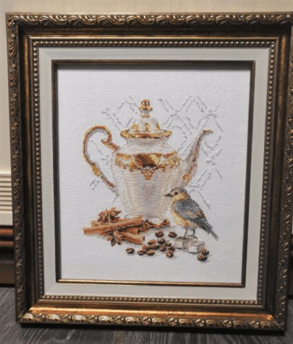Coffee Connoisseur Counted Cross-Stitch Kit