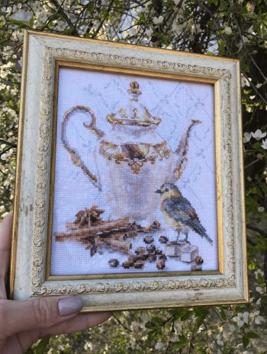 Coffee Connoisseur Counted Cross-Stitch Kit