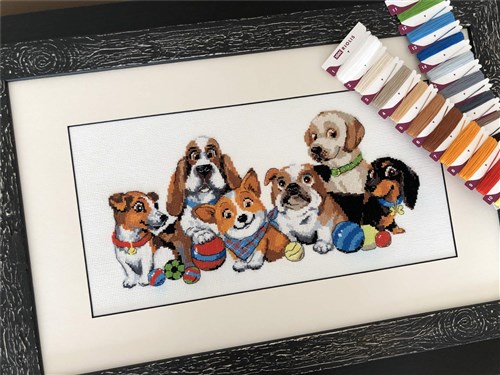 Dog Show Cross Stitch Kit