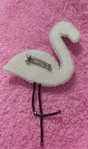 Flamingo Brooch Beadwork Kit