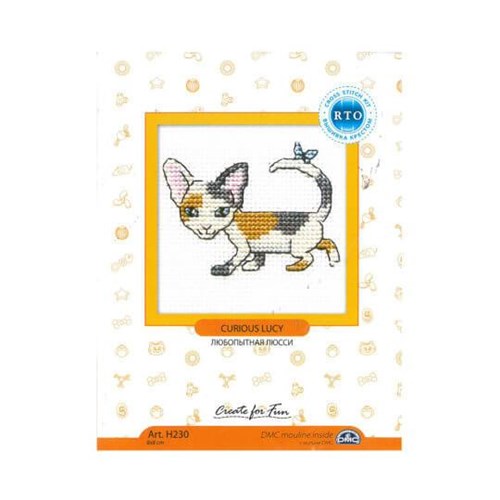 Curious Lucy Cross Stitch Kit