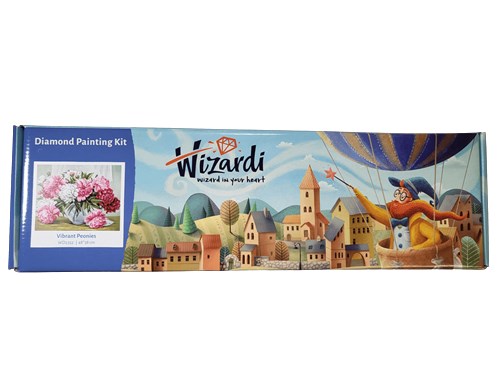 Vibrant Peonies Diamond Painting Kit