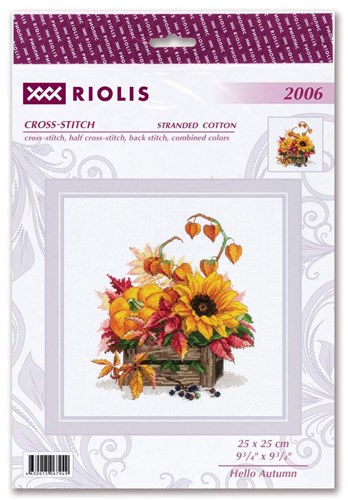 Hello Autumn Cross Stitch Kit