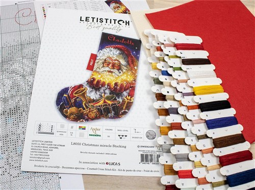 Christmas Miracle Stocking Cross Stitch Kit