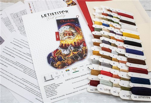 Christmas Miracle Stocking Cross Stitch Kit