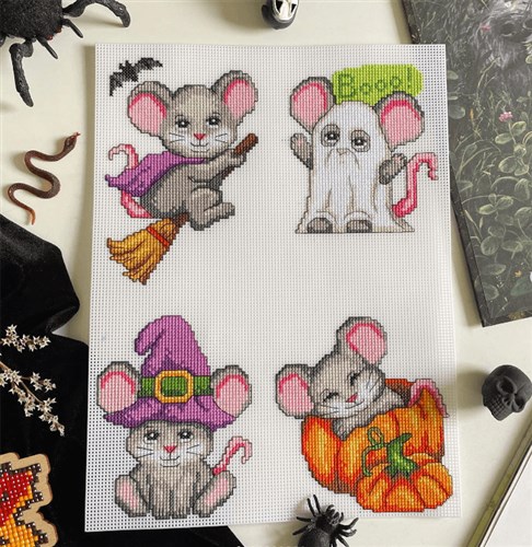 Halloween Mouses  Cross-Stitch Kit