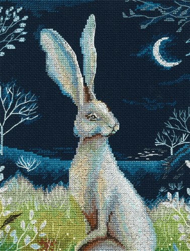 Hare By Night Cross Stitch Kit