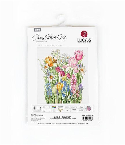 March Bouquet Cross-Stitch Kit