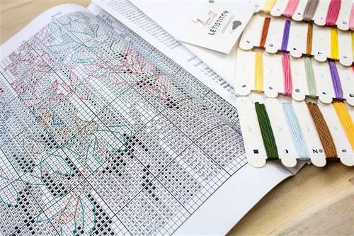 March Bouquet Cross-Stitch Kit