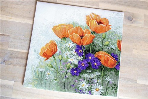 Poppies Counted Cross-Stitch Kit