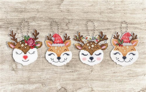 Foxes And Deer Cross-Stitch Kit