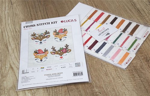 Foxes And Deer Cross-Stitch Kit