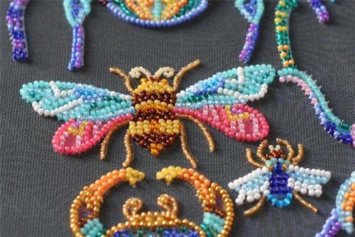 Beetles Bead Embroidery Kit