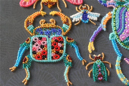 Beetles Bead Embroidery Kit