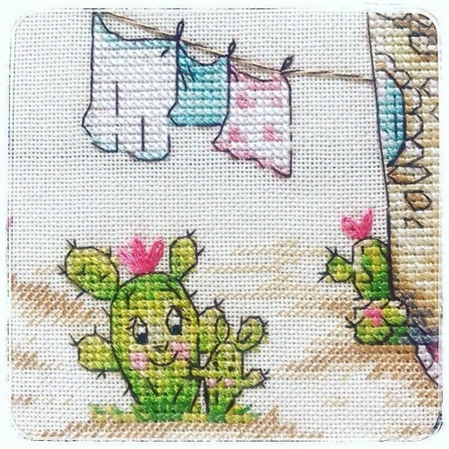 Cactus Cross-Stitch Kit