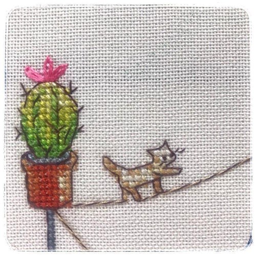 Cactus Cross-Stitch Kit