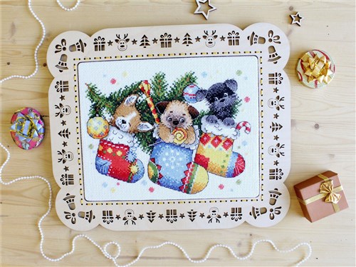 New Year Surprise Cross Stitch Kit