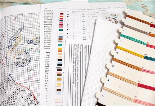 Cat's Happiness Cross Stitch Kit