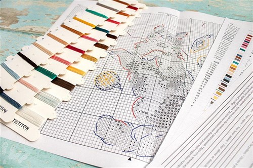 Cat's Happiness Cross Stitch Kit