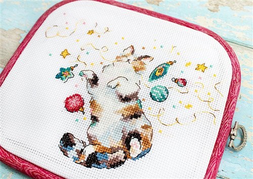 Cat's Happiness Cross Stitch Kit
