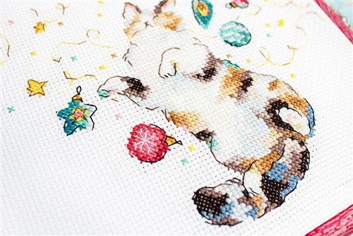 Cat's Happiness Cross Stitch Kit