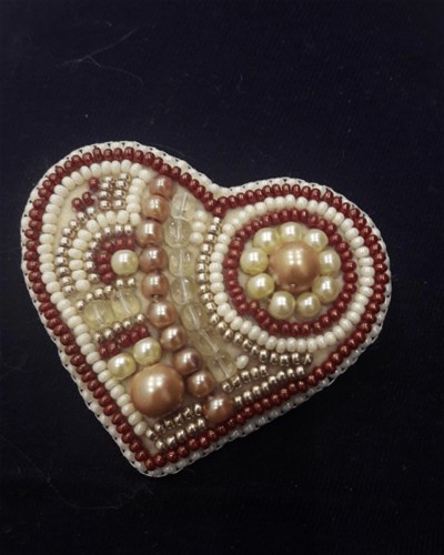 Gingerbread Brooch Beadwork Kit
