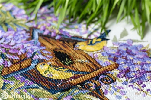 Wisteria Cross-Stitch Kit