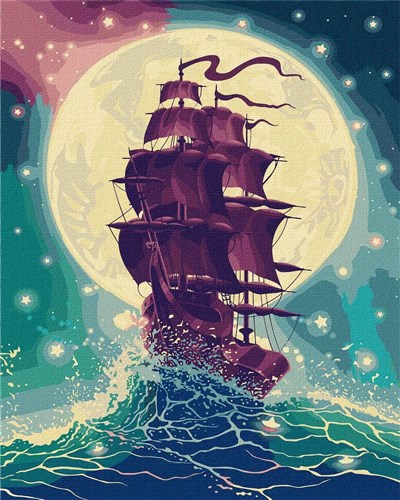 Through The Waves Paint By Numbers Kit