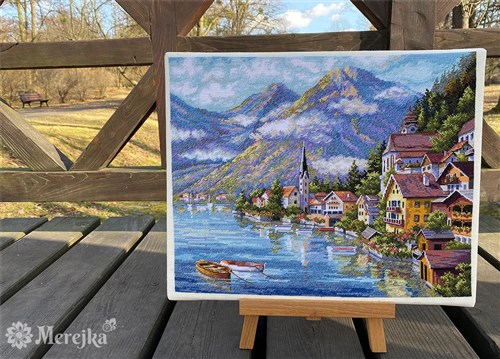Alpine Village Cross-Stitch Kit