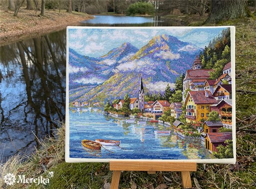 Alpine Village Cross-Stitch Kit