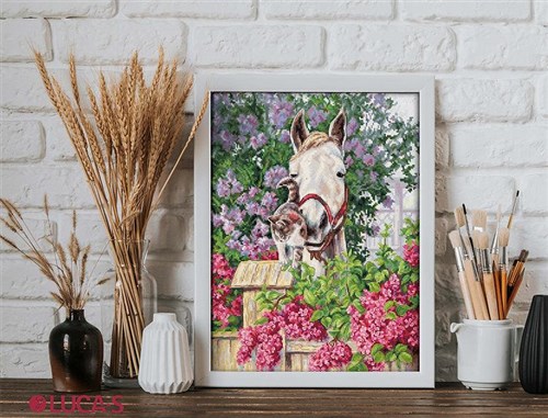 Gentle Affection Cross-Stitch Kit