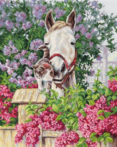 Gentle Affection Cross-Stitch Kit