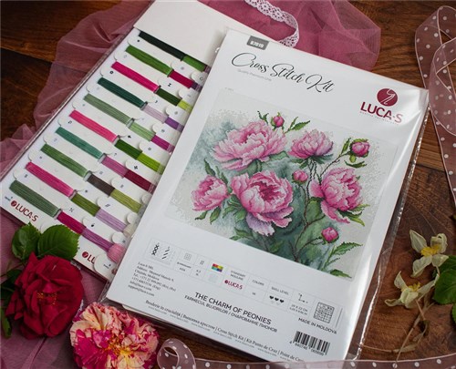 The Charm Of Peonies Cross-Stitch Kit