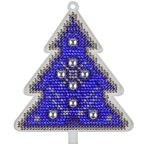 Tree Beadwork Kit On Platic Base