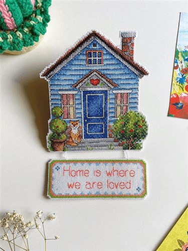 Home Plastic Canvas Cross Stitch Kit