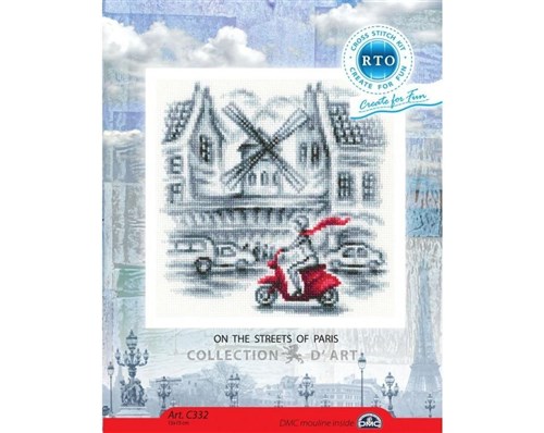 On The Streets Of Paris Cross Stitch Kit