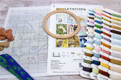 Doggy Calendar Cross Stitch Kit