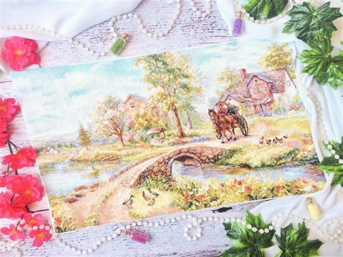 Sunday Walk Cross-Stitch Kit