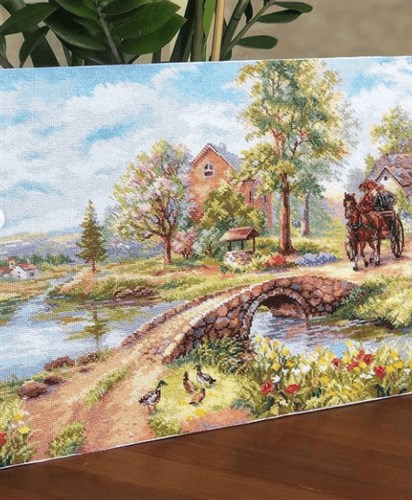 Sunday Walk Cross-Stitch Kit