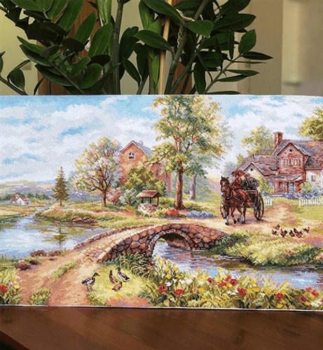 Sunday Walk Cross-Stitch Kit