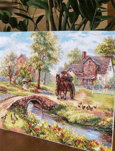 Sunday Walk Cross-Stitch Kit