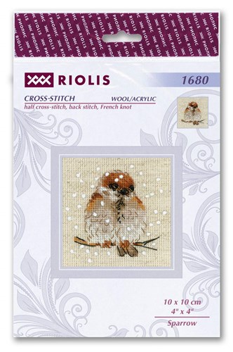 Sparrow Cross Stitch Kit