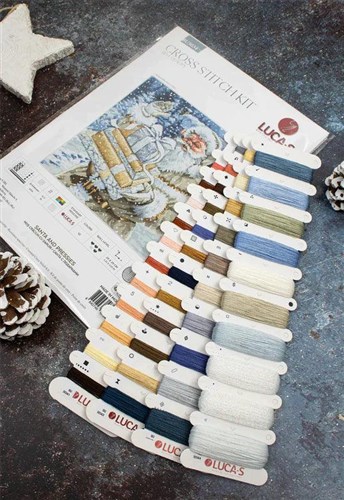 Santa And Pressies Cross-Stitch Kit
