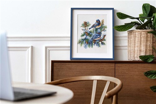 The Birds-Winter Cross-Stitch Kit