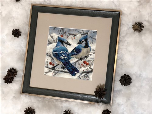 Blue Jays Cross Stitch Kit