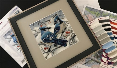 Blue Jays Cross Stitch Kit