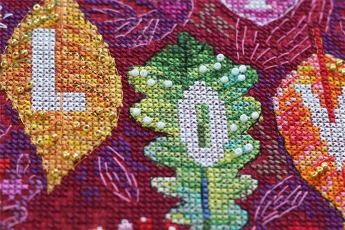 Colorful Autumn Cross Stitch Kit
