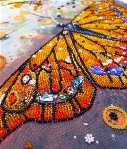Bead Embroidery Kit Amber Flight