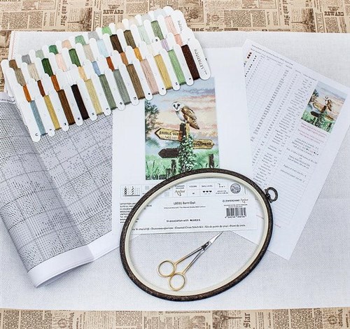 Barn Owl Cross Stitch Kit