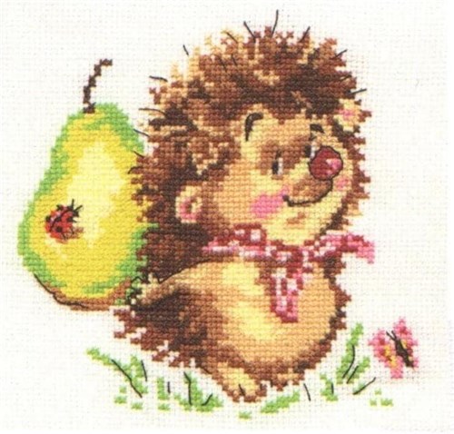 Hedgehog Cross Stitch Kit